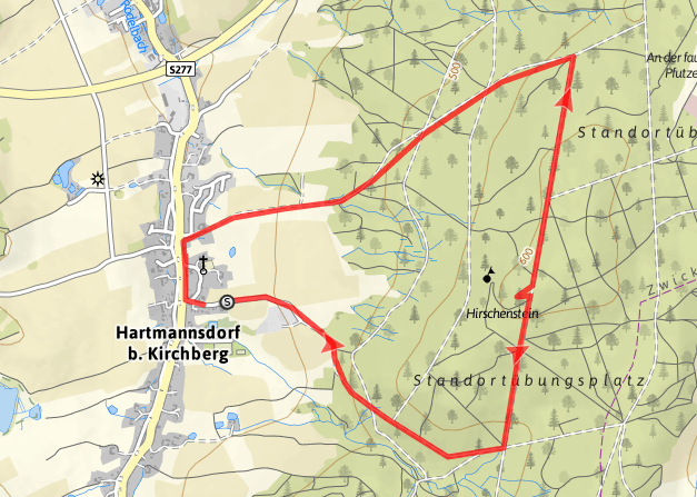 Wanderung rund um den Hirschenstein 10 km